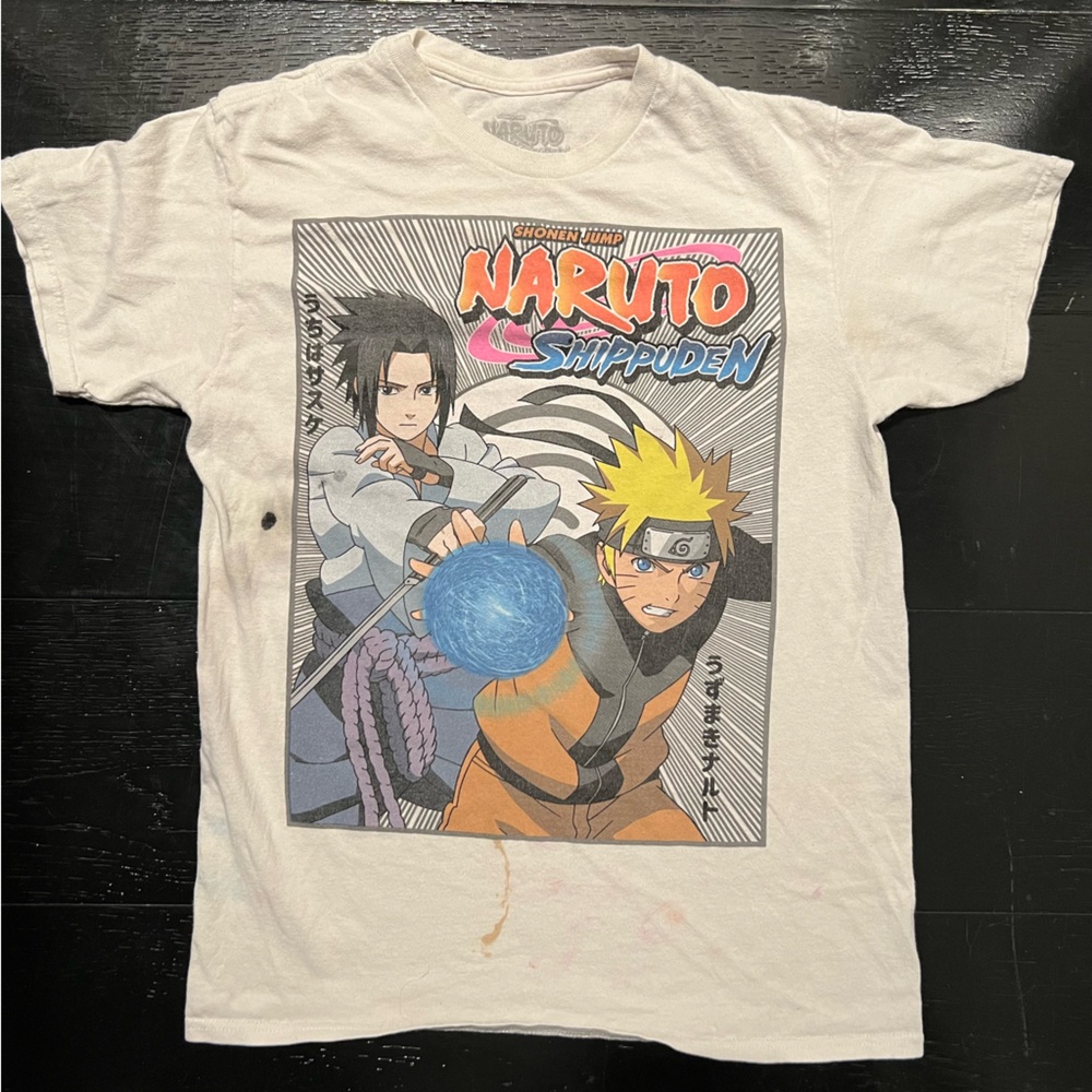 Naruto Shippuden Graphic T-Shirt Size S Anime Manga Tee